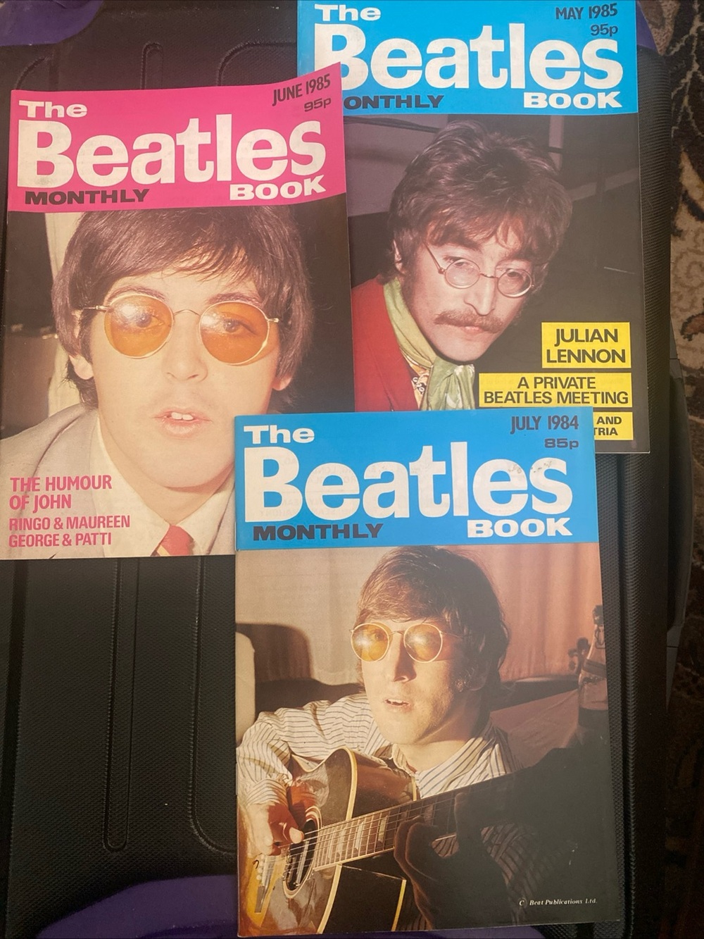 THE BEATLES BOOK MONTHLY  APPRECIATION SOCIETY MAGAZINEs #99, 101 &110 1984-5